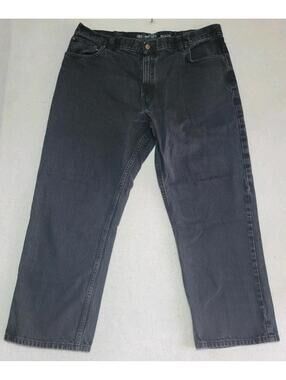 Outdoor Life Mens Jeans 40 x 30 Relaxed Fit Black Denim 100% Cotton